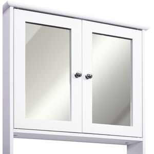 kleankin Wall-mounted Bathroom Cabinet Mirror - White by kleankin