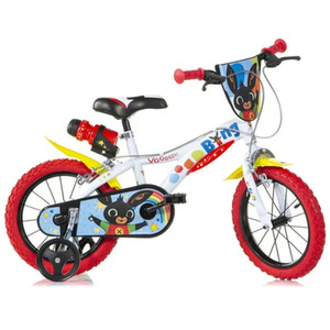 Dino Bing 14in Kids Bike - White - White by Dino