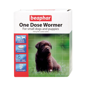 Beaphar One Dose Worming Tablets for Small Dogs and Puppies by Beaphar
