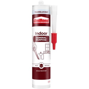 UniBond General Purpose Weatherproof Sealant Cartridge Translucent 273g - Buy 2 by UniBond