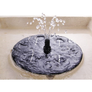 Budding Dahlia Solar Bird Bath Water Feature with Lights - White by Primrose