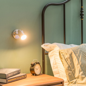 Benton IP44 Bathroom Spotlight Adjustable Wall Light - Chrome by ValueLights