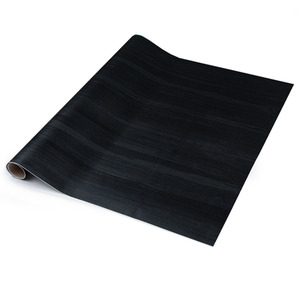 dc fix Quadro Black Self Adhesive Vinyl Wrap for Kitchen Doors and Worktops - black / 67.5cm x 1.5m by d-c-fix