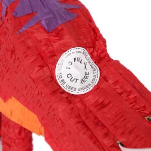 Fax Potato T-Rex Pinata Set with Stick Blindfold - Multi Stick - Multicolour by Fax Potato