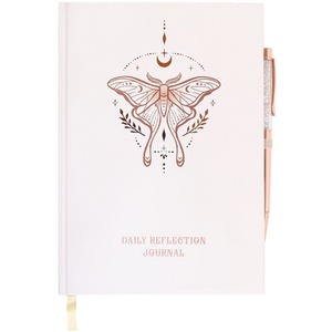 Luna Moth Daily Reflection Notebook - Journal - A5 by Kingsbury Gifts