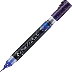 Pentel Arts - Dual Metallic Brush Pen - Metallic Ink - Single Pen by Pentel