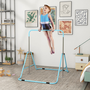 HOMCOM Kids Gymnastics Bar with Adjustable Height by HOMCOM