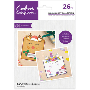Magical Day Stamp, Die and Stencil Set - Multi by Crafters Companion