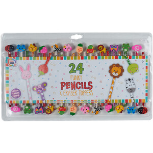 24 Pencils and Toppers