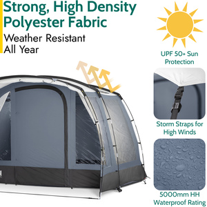 Langley Skylight Driveaway Awning for Campervans - Grey by Trail