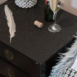 dc fix Glitter Black Self Adhesive Vinyl Wrap - black by d-c-fix