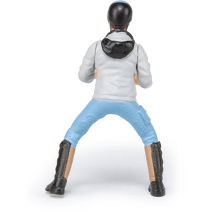 PAPO Horse and Ponies Young Rider Toy Figure - Black by PAPO