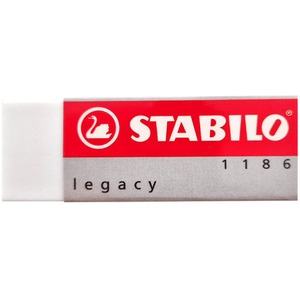 STABILO Legacy Legend Plastic Eraser Pack of 20 - White by STABILO