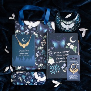 Midnight Forest Owl Print Gift Bag - Medium - 23 x 19cm by Kingsbury Gifts