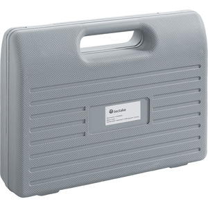 Tool Kit - 50-Piece DIY Set for Bikes - Grey by tectake