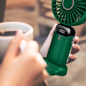 Rechargable Mini Handheld Fan - Green by Dyzi