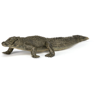 PAPO Wild Animal Kingdom Alligator Toy Figure - Black by PAPO
