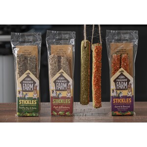 Pack of 2 Supreme Stickle Treats - Carrot / Broccoli by Tiny Friends