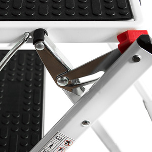 2 Step Folding Stool - White by Vida Designs