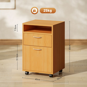 HOMCOM Filing Cabinet With Drawer by HOMCOM