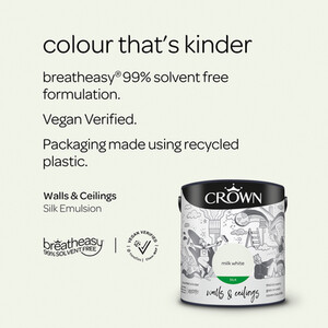 Crown Walls and Ceilings Silk Emulsion by Crown Paints