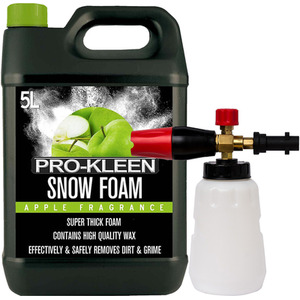 Snow Foam Shampoo with Karcher K Series Snow Foam Lance Pressure Washer - White / 5L Apple by Pro-Kleen
