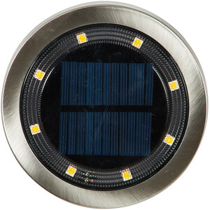 Solar Deck Light - Silver