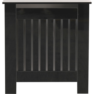 HMD High Gloss Black Radiator Cover - Black / Small by HMD Furniture