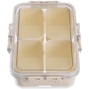 Livingandhome Multi-Compartment Fridge Storage Container by Livingandhome