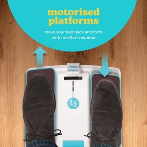 HoMedics PSL-1000-GB 3 Speed Leg Exerciser with Remote Control - White by Homedics