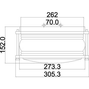 Ashland Bay 1 Light Bathroom Flush Outdoor Ceiling Light Zinc IP44, E27 - Zinc