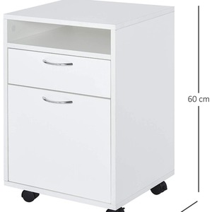 HOMCOM Filing Cabinet With Drawer by HOMCOM