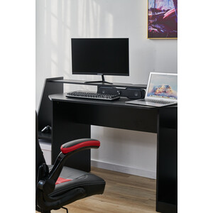 Double Screen Gaming Desk - Black