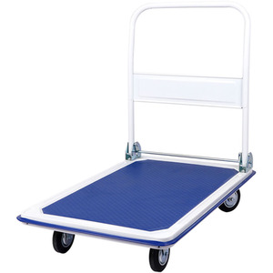 300KG Folding Platform Trolley - Blue by Traderight
