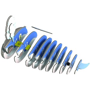 Eugy 3D Blue Whale Model - Blue by JBL Global