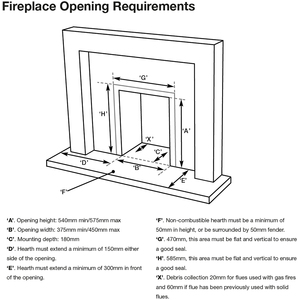 Focal Point Elegance Depth Manual Gas Fire - Chrome by Focal Point Fires