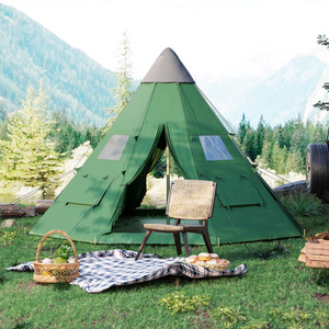 Outsunny 6 Men Tipi Tent by Outsunny