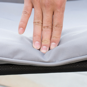 Outsunny Glass Table Umbrella Hole 7 PCs Garden Dining Set by Outsunny