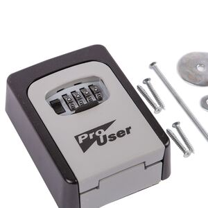 Wall-Mounted Combination Key Safe - Silver by Pro User