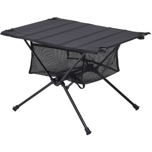 Foldable Camping Table with Mesh Bag - Black by lifeideas
