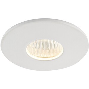 Lalo Bathroom Recessed Downlight 3000K IP44 4W Matt White Paint - Matt White Paint