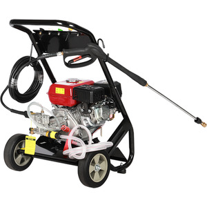 Gas Petrol Engine High Pressure Washer - Red by Livingandhome