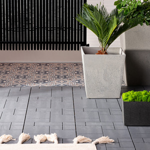 Nicoman Mosaic Light Grey Composite Deck Tiles