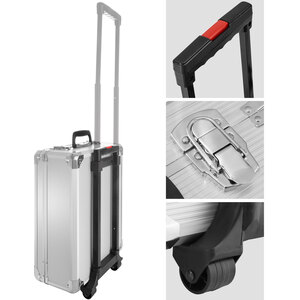 Tool Box Trolley 599 Pcs - Silver by tectake