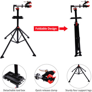 HOMCOM Bike Maintenance Repair Stand - Black by HOMCOM