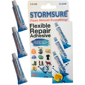 Stormsure Flexible Repair Adhesive 3 x 5g - Clear by STORMSURE
