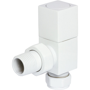 Towelrads Modern Manual Square Angled Valve & Lockshield Set by Towelrads