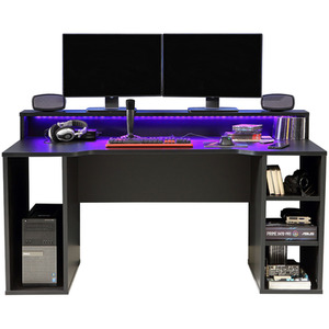 Power X Gaming Desk - Black by Flair