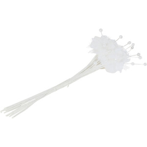 Crafting Wire Stem Flowers and Pearls by True Moments