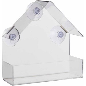 Window Bird Feeder - Clear